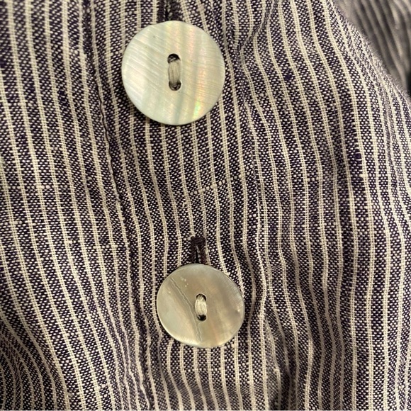 Tahari Tunic Linen Top Lagenlook - Picture 6 of 8